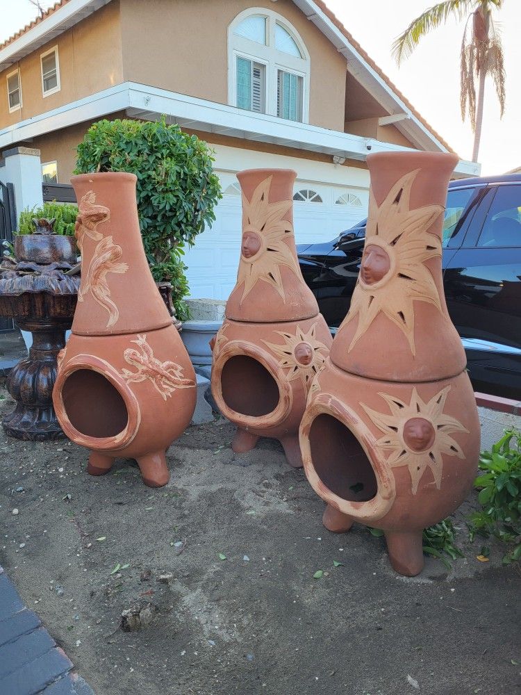 Chimenea De Lena Nueva 5ft De Alta $120