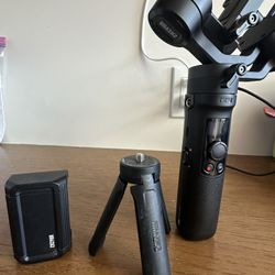 Zhiyun Crane M2 [Official] Handheld 3-Axis Gimbal Stabilizer for Mirrorless Camera, Gopro, Smartphone with Grip Tripod