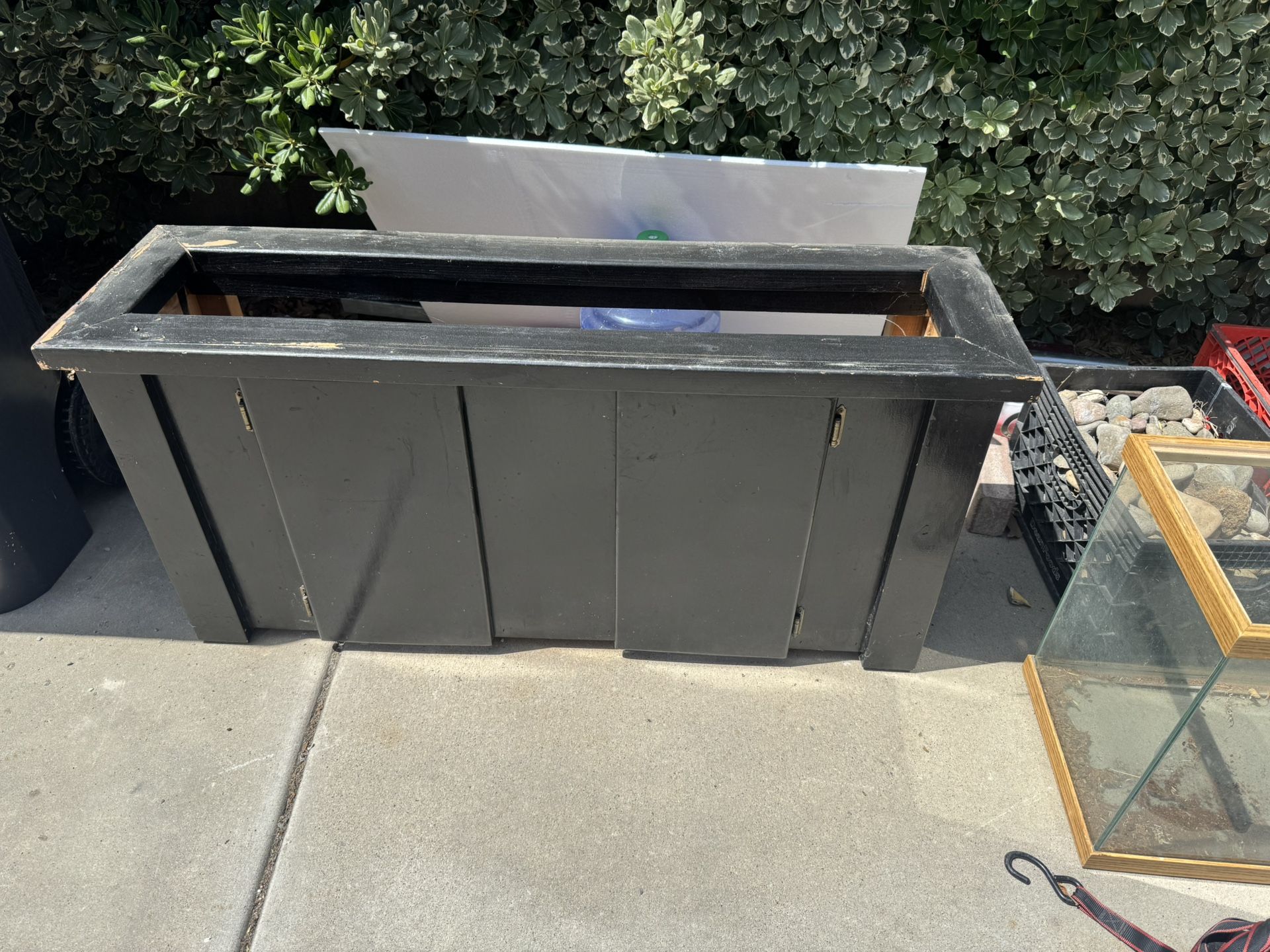 Fish tank And Wooden Stand