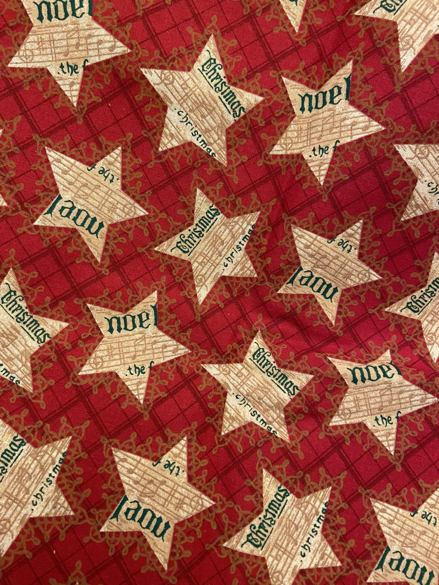 Christmas /Stars/Noel Fabric
