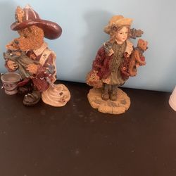3” Vintage  Christmas Figures 