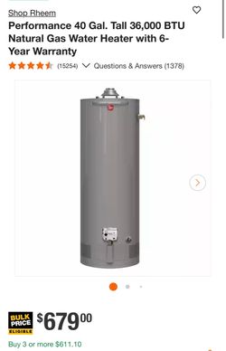 Gas water heater