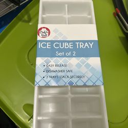 Ice cube tray set of 2