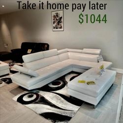 For Modern Style Lovers: Antares White Corner Sofa 💎