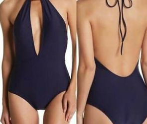 Ted Baker Navy One Piece Swimsuit Size 12