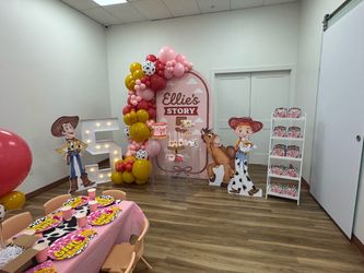 Toy Story Cut outs and Marquee number 5