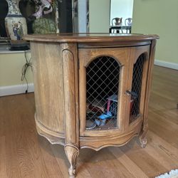 Vintage French Side Table/Cabinet