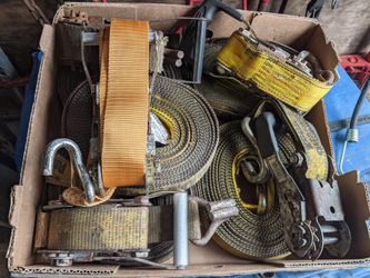 Load Straps Ratchet Belts 
