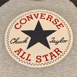 Boys Converse Chuck Patch Logo Raglan Tee