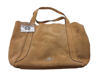 Coach Nj24206cv998 Beige / Tan Purse / Handbag