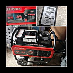 **  CRAFTSMAN 3500 WATT GENERATOR  **