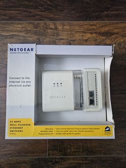 Netgear XE104 85 Mbps Wall-Plugged Ethernet Switch