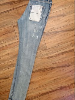 Purple jeans