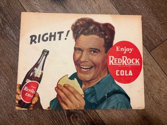 Vintage cola sign