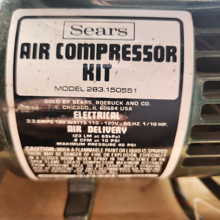 Sears Vintage Air Compressor