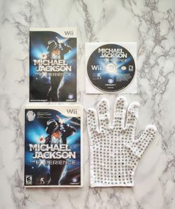 Michael Jackson Experience with Glove for Nintendo Wii RARE