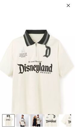 Disneyland Resort Zip Polo Shirt Men 2XL