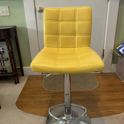 2 Yellow Barstools