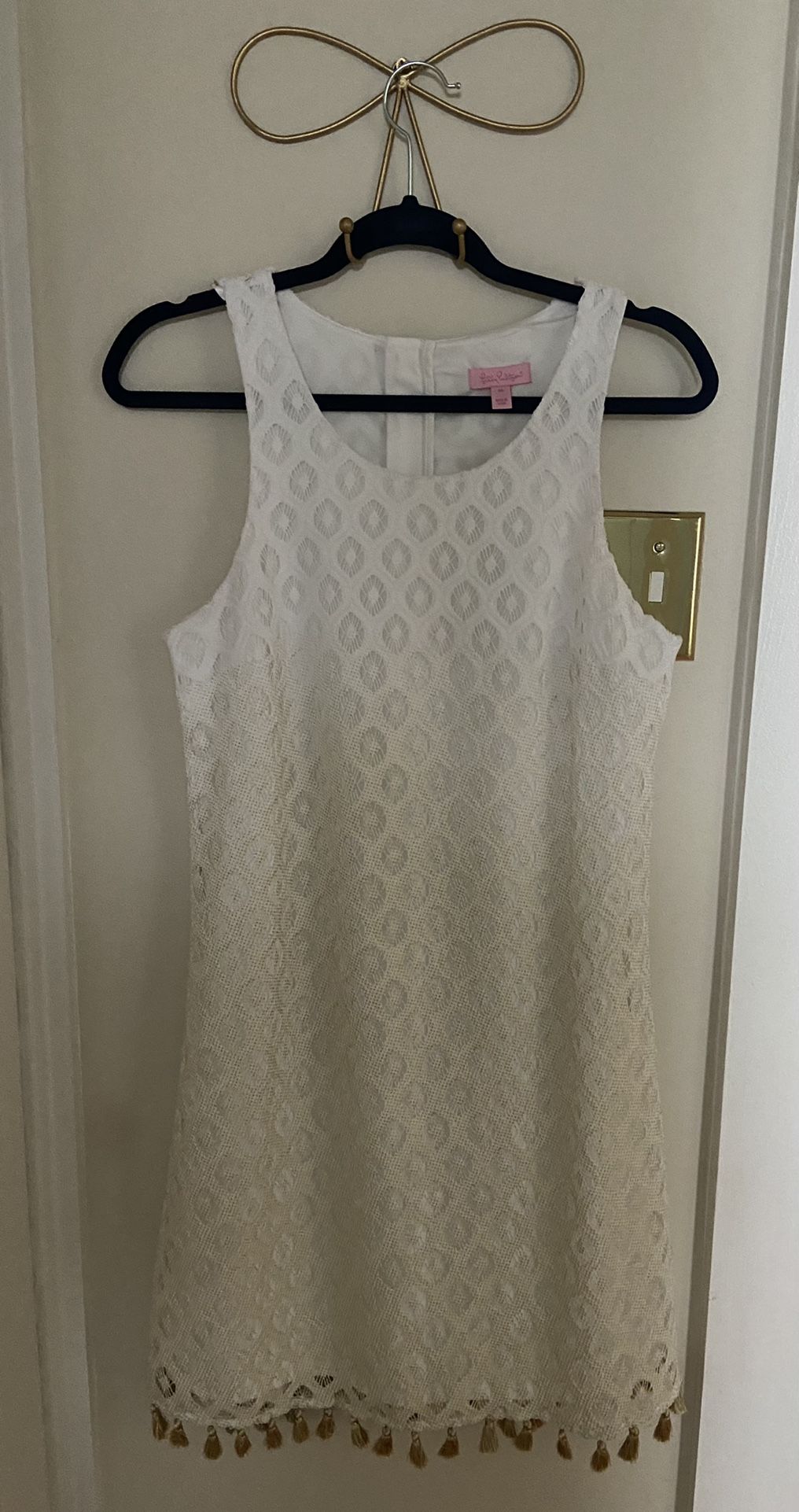 Lilly Pulitzer White Lace Shift Dress