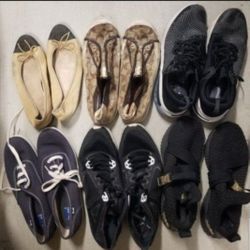Many Men And Women's Shoes, Name Brand All For $35