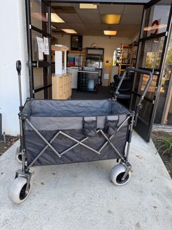 New heavy  duty Push-Pull Folding Wagon Cart with Rotating Handle . 300L Capacity