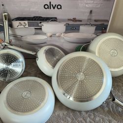 Ceramic Cookware Set 8 Pieces