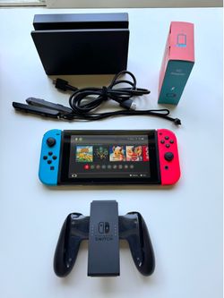 Nintendo Switch V2 (Improved Battery) Full Setup