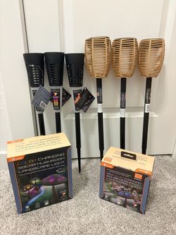 New solar powered lights