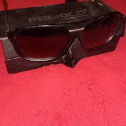 FEIYOLD  BLACK+CRYSTAL SUN GLASSES NEW