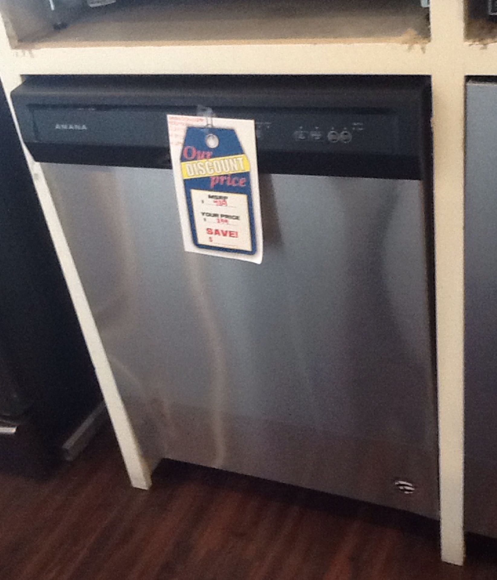 New open box Amana dishwasher ADB1400AGS