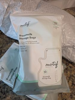 Milk storage bags