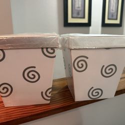 NEW Set of Spiral Patterned Boxes