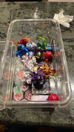 Bakugan toys and cards