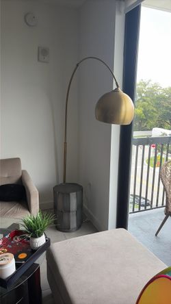 Hanging Lamp and Side Table