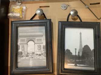 Picture frame and shelf set