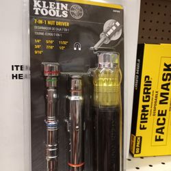 KLEIN TOOLS 7 - IN - 1 NUT DRIVER