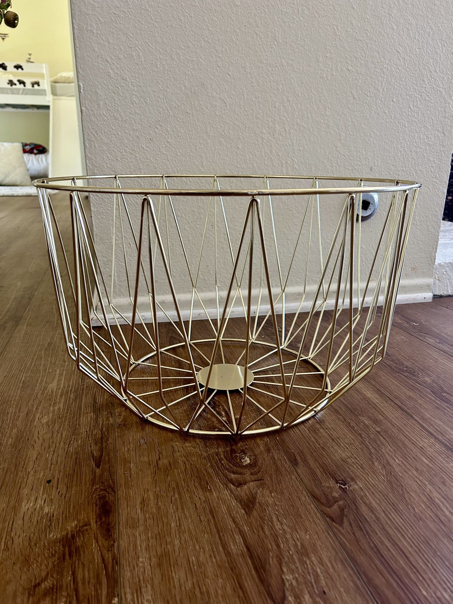 Gold Decorative Basket