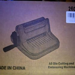 A5 Die Cutting and Embossing Machine.  