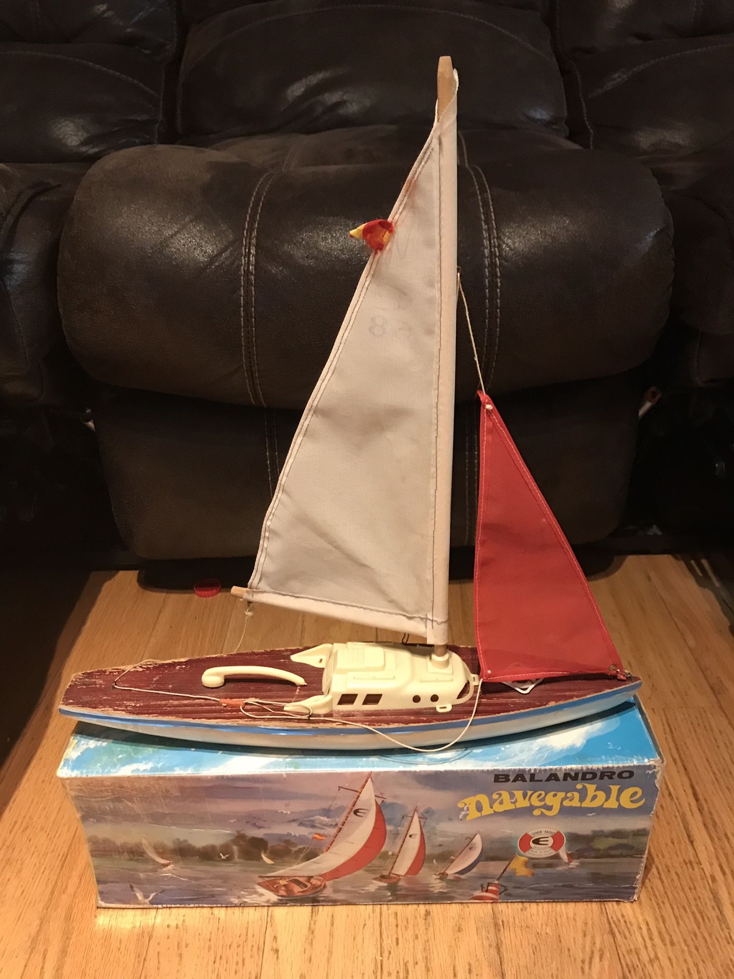 Giner Yacht Balandro Navegable Sailing Boat