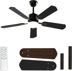 Ceiling Fans with Lights, 52 Inch Low Profile,Remote Control, Dual-Sided Blades, 6 Speed, Dimmable