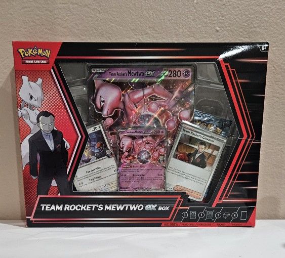 Pokemon Team Rocket's Mewtwo ex Box