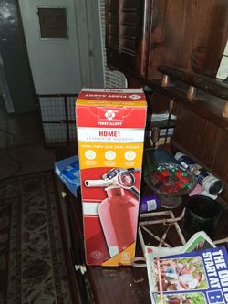 Brand new fire extinguisher