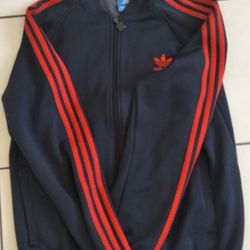 Adidas Originals Black & Red Track Jacket (Size L)