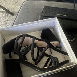 Black Sparkly Heels 