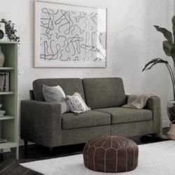 3 Seater Sofa, Gray Linen