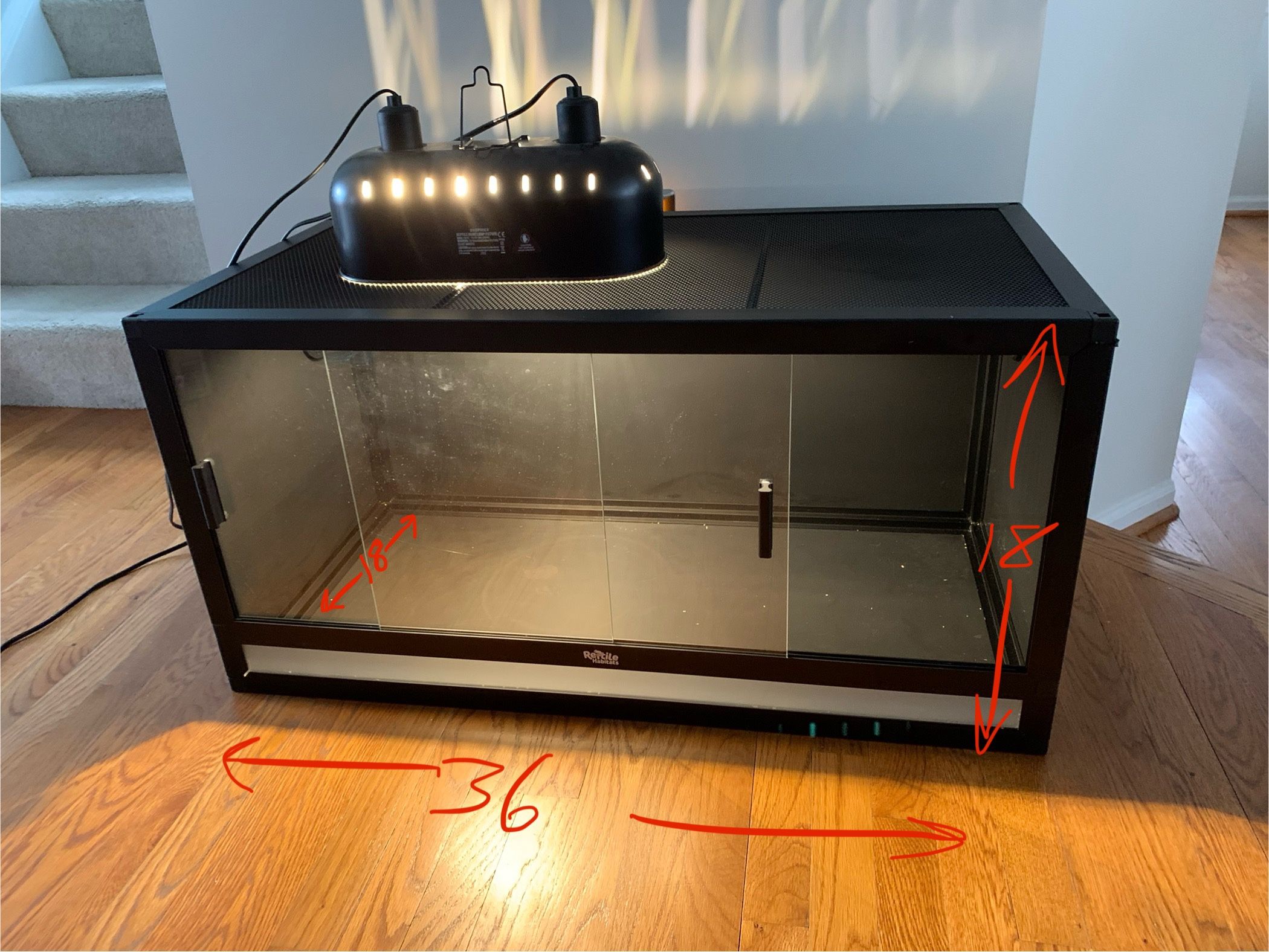 PVC Reptile 36x18x18