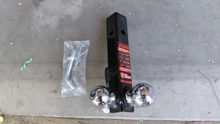 Tri ball hitch mount