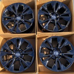 18” Toyota Highlander Factory Wheels Rims Gloss Black New
