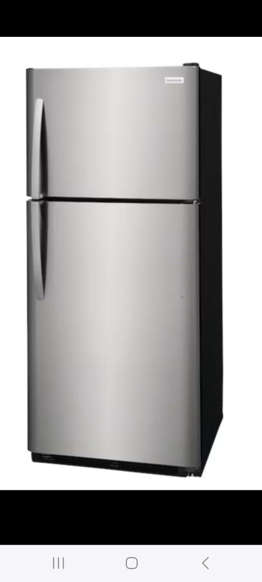 Frigidaire 20.5-cu ft Top-Freezer Refrigerator (Stainless Steel)