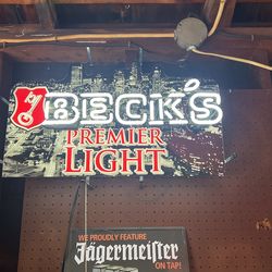 Becks Neon Beer Sign